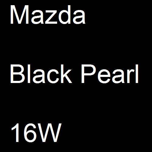 Mazda, Black Pearl, 16W.